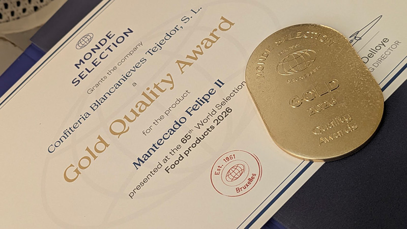 Premio Monde Selection 2026 Paris Mantecados Felipe II